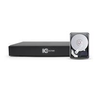 16 CH IP 1U SHELFMOUNT NVR - 2HDD - IP RES UP TO 16MP/30FPS (256MBPS) - 16 PORT EMBEDDED POE SWITCH